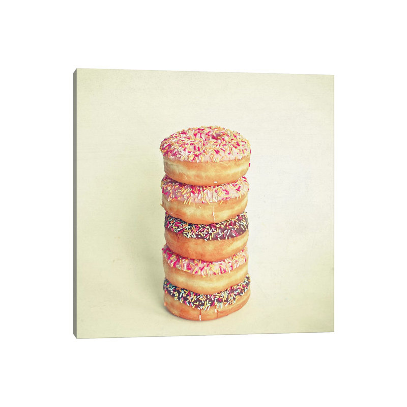Stack Of Donuts by Cassia Beck - Wrapped Canvas Print, 45.72 cm H x 45.72 cm W