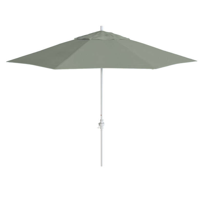 Parasol de patio blanc mat 11 pi., Sunbrella spa