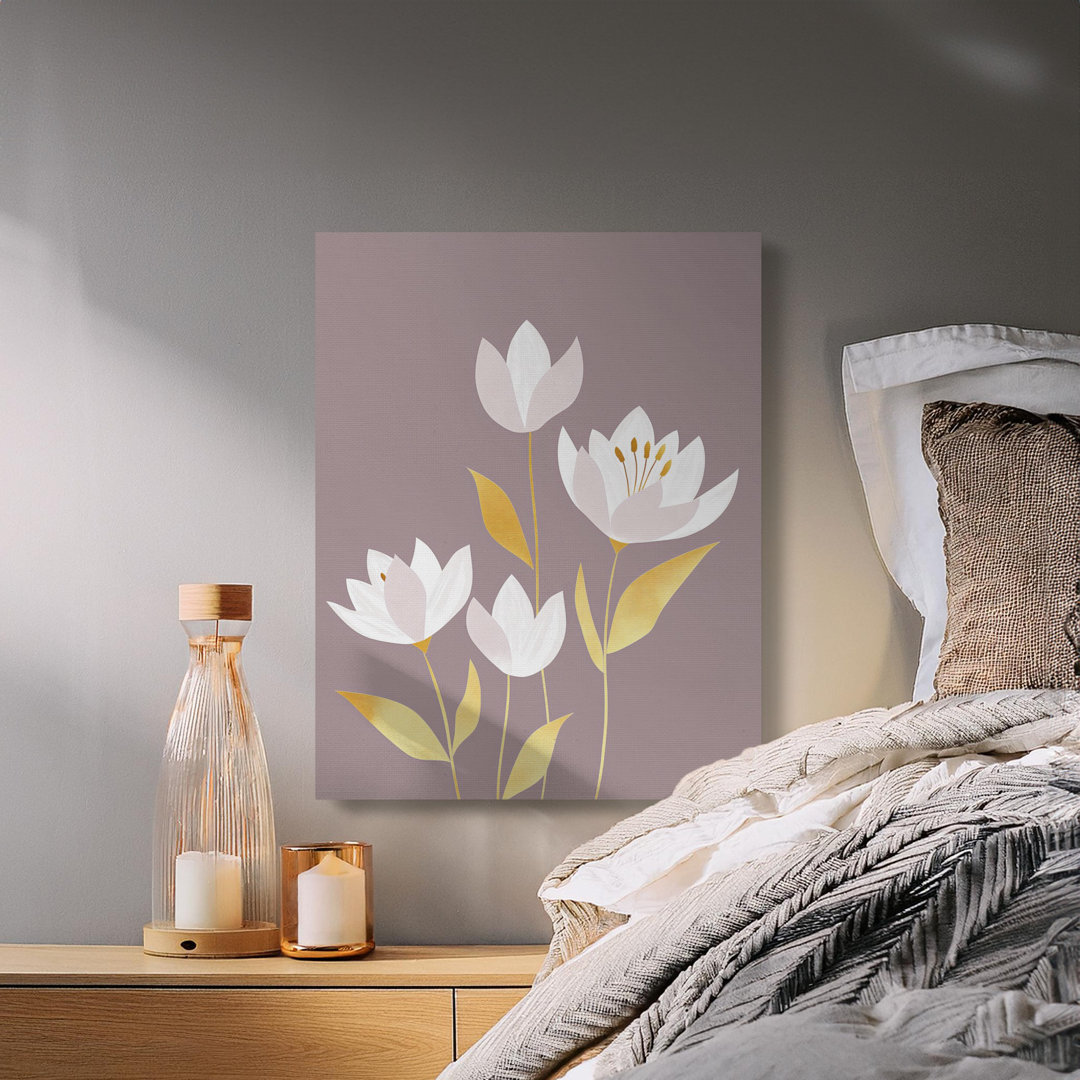 Chic Gold Botanical Wall Art