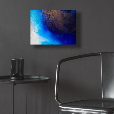  'The Big Blue' by Petra Meikle de Vlas Acrylic Glass Wall Art, 16" x 12"