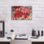 "Poinsettia" par Kathleen Parr, art mural sur toile-470989703