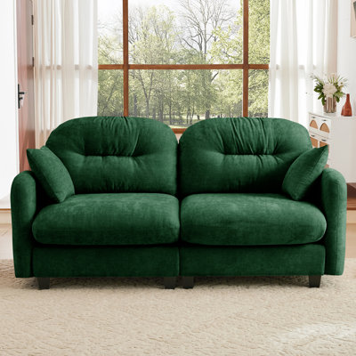 Chenille avec 2 sièges, coussin et habillage modulaire élégant pour la décoration intérieure