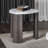 Triangle Space-Saving Nesting End Table with Marble Pattern