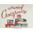 N/A Merry Christmas Square Throw Pillow