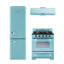 Classic Retro 30" 4 burner 3.9 cu. ft. Freestanding Gas Range with Convection Oven-57498534