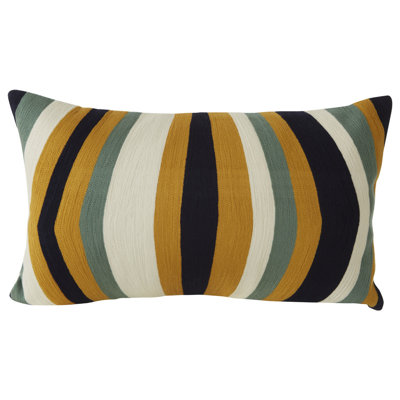 Cange Striped Rectangular Throw Cushion