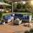 7-Piece Outdoor Sectional Sofa Set With HDPE Wicker, Cushions & Coffee Table, Modular Patio Conversation Set-991228333