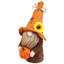 Décoration de récolte d'automne tournesol et gnome citrouille - 13 po