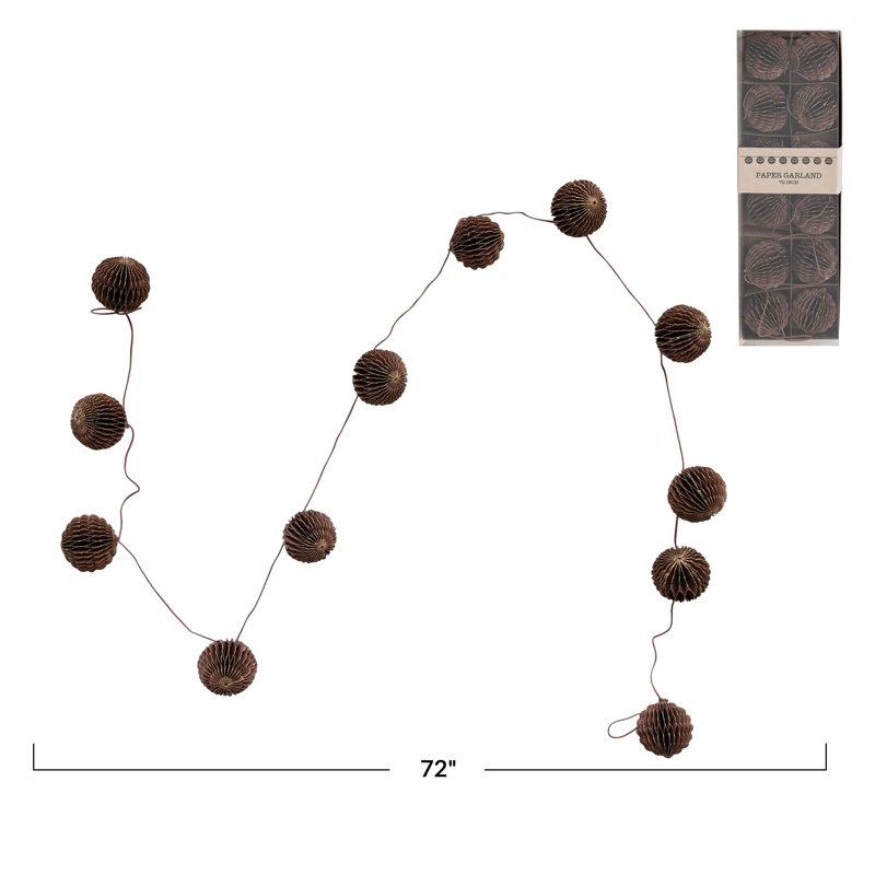 Harnadar 72'' in. Faux Garland