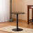 Round Top Adjustable Height Bar Table