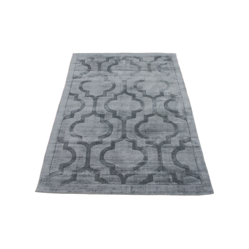 Visconti Geometric Cotton Hand Woven Area Rug, Rectangle 170 x 240cm