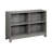 Garretson Farmhouse 42.5" Rustic Gray Cubby Bookcase, 4‑Shelf Open Storage-630972295-627630530