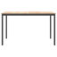 Solid Wood Top Metal Base Dining Table-41328899-41328898-41328903