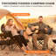Chaises chauffantes de camping chauffantes, fauteuil chauffant surdimensionné pour adultes XL, batterie non incluse