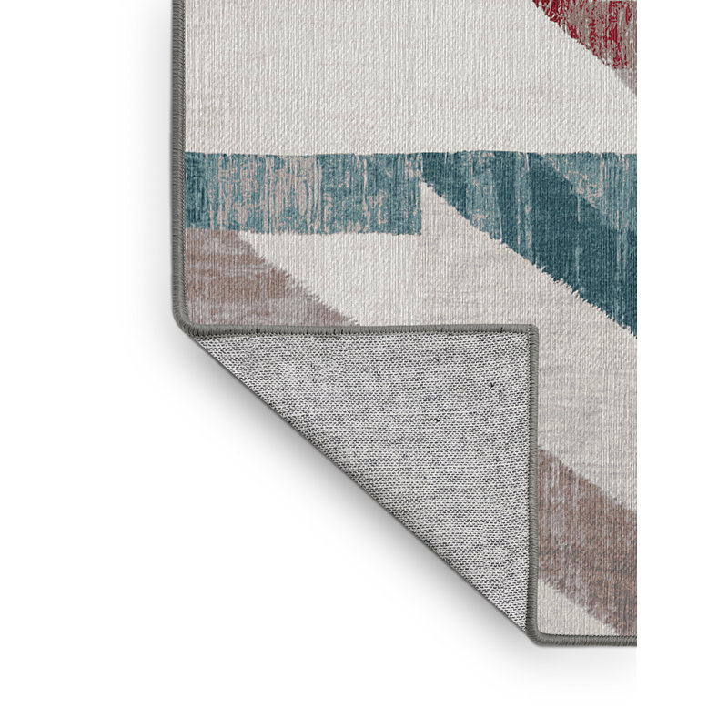 Machine Washable Gray Area Rug, Rectangle 8' x 12'