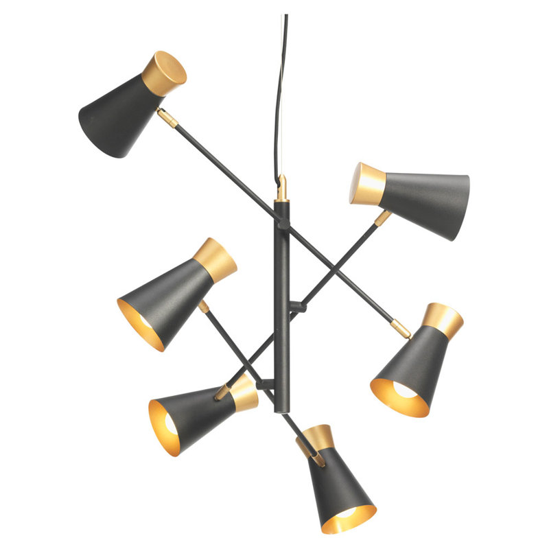 Kuebel 6 - Light Black Shaded Pendant