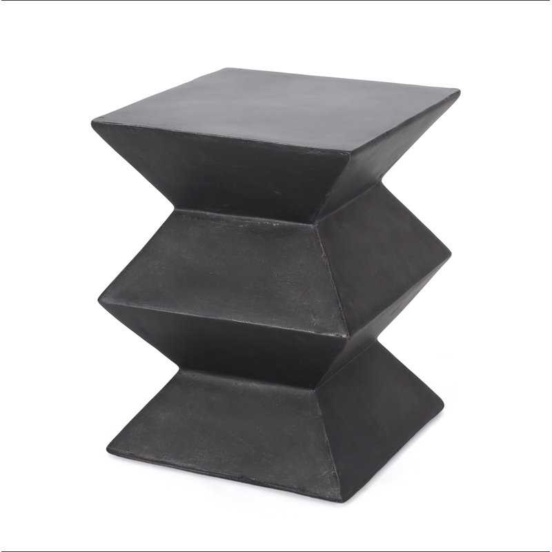 Table d'appoint d'extérieur en béton léger