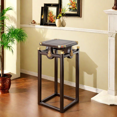 Vintage solid wood flower stand living room bracke
