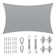 Amgo Customize Rectangle Shade Sail - 200 GSM, 95% UV Blockage with Hardware Kit