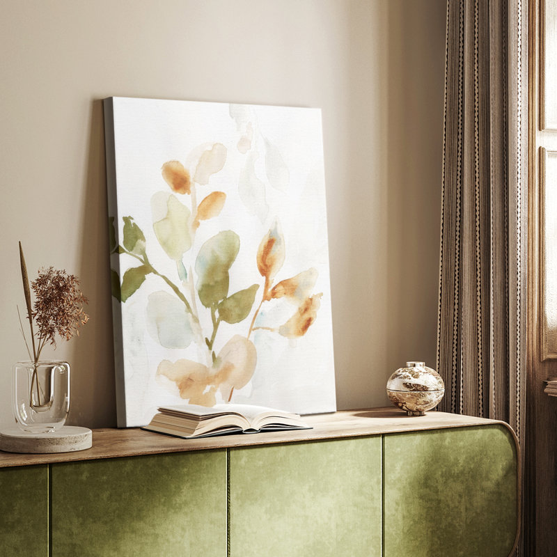 Automne eucalyptus I - galerie Cavas sur mesure, H 18 po x l 12 po