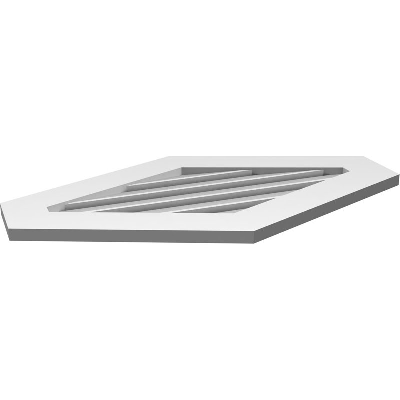 Pente verticale verticale en uréthane 5 pi, H 20 po x l 34 po x P 1 po
