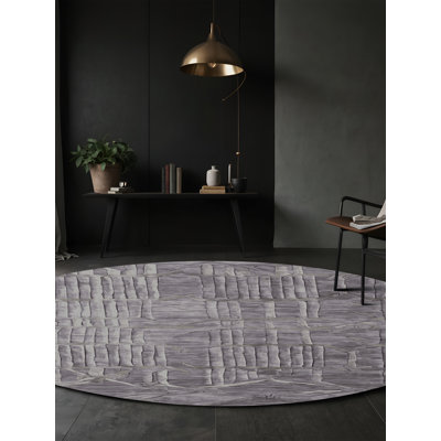 Tapis rose soyeux et moelleux