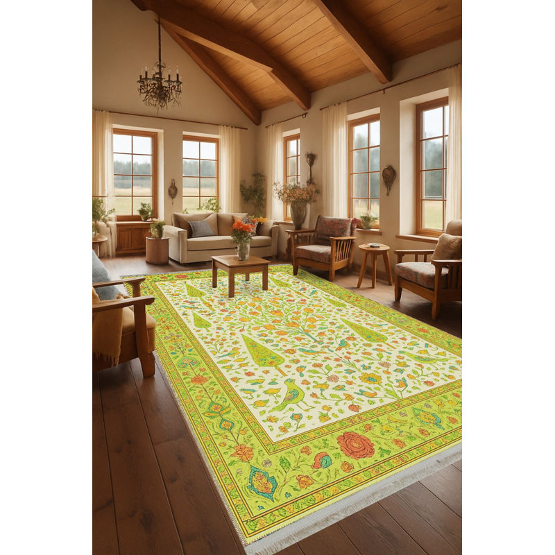 Tapis tissé à la main Mosso, 2' x 2'11"