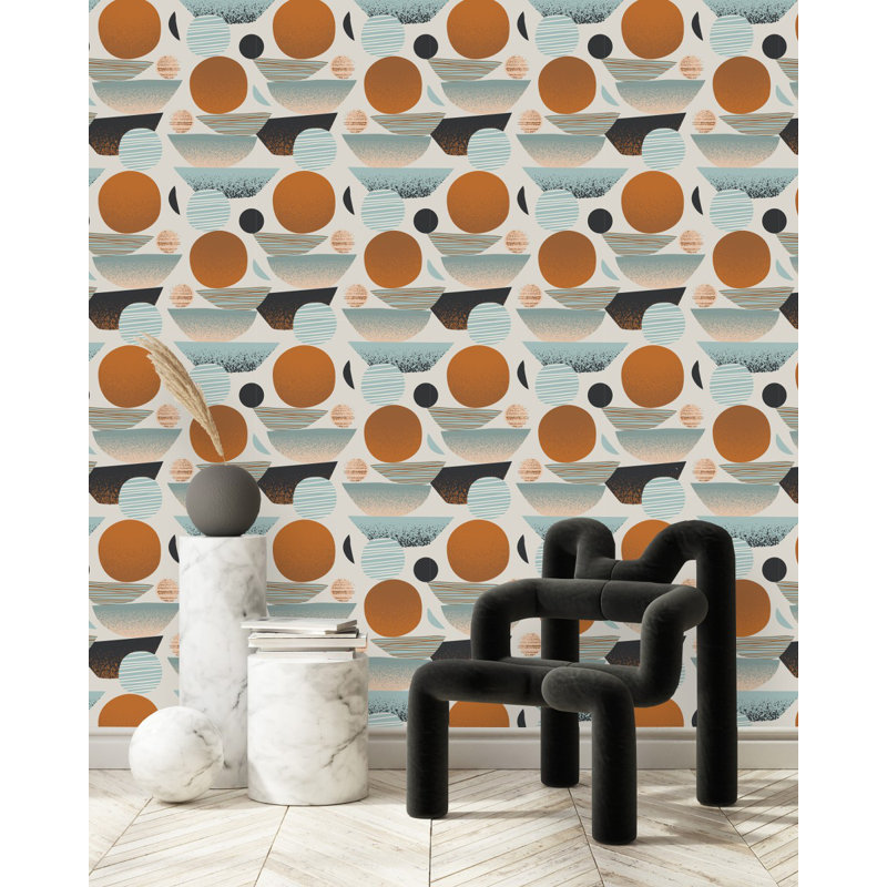 Panneau de papier peint autocollant L 18,75 pi x l 25 po Abstraction Elements