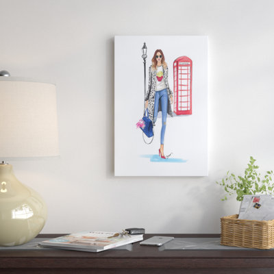 « london style », impression sur toile