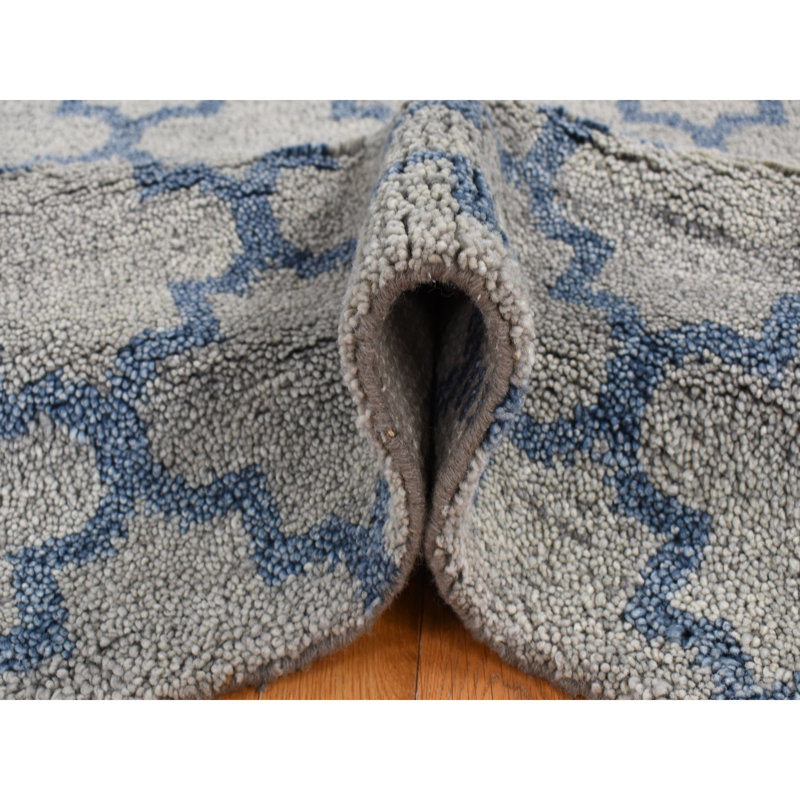 Tapis oriental marocain en laine noué à la main 8 pi 1 po x 9 pi 9 po gris 62EFE9584259426B8A2525960C25B6BC
