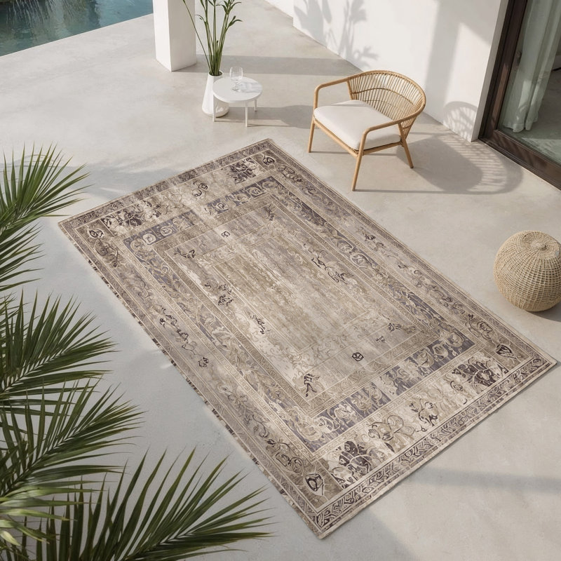 Knossos Legacy Indoor And Outdoor Area Rug, Rectangle 8' x 10'