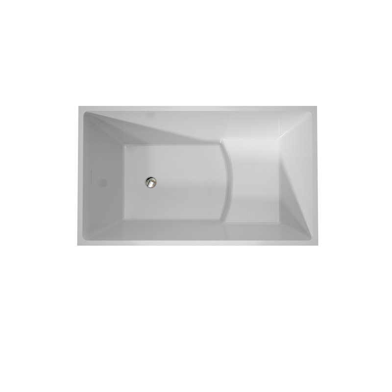 Baignoire de trempage en acrylique rectangulaire 47 po.