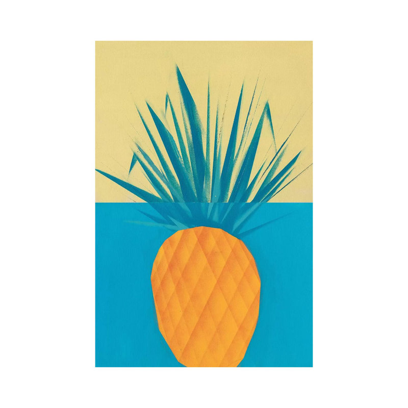 Pineapple by VCalvento - Print on Canvas, Wrapped Canvas, 101.6 cm H x 66.04 cm W x 1.91 cm D