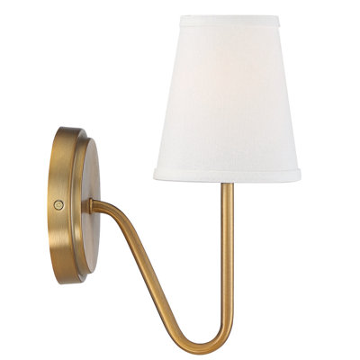 Ponta 1-Light Dimmable Metal Armed Sconce