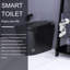 Toilette intelligente avec bouton de commande latéral-111617434