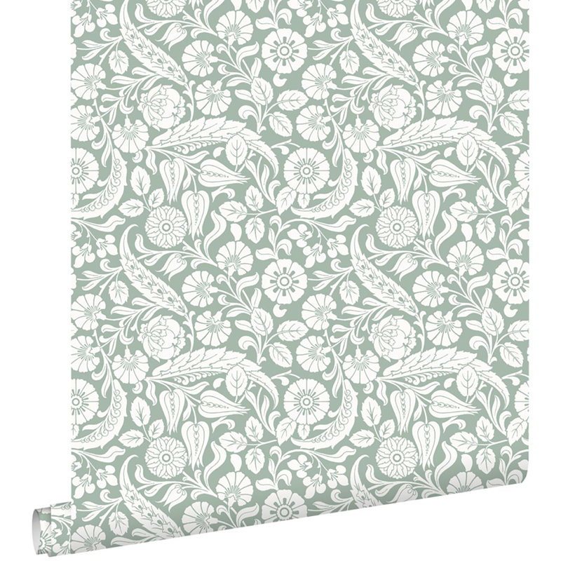 Sunali Floral Double Roll, Green