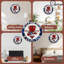 Horloge murale en bois 10 po, mouvement silencieux, à piles (piles AA non incluses), décor artistique, parfait pour les décorations