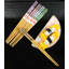 Ensemble de 5 baguettes en bois Frank Wright