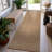 Geometric Border Sand/Natural Easy-Care Jute-Style Indoor/Outdoor Flat Woven Area Rug-667755521-657002382