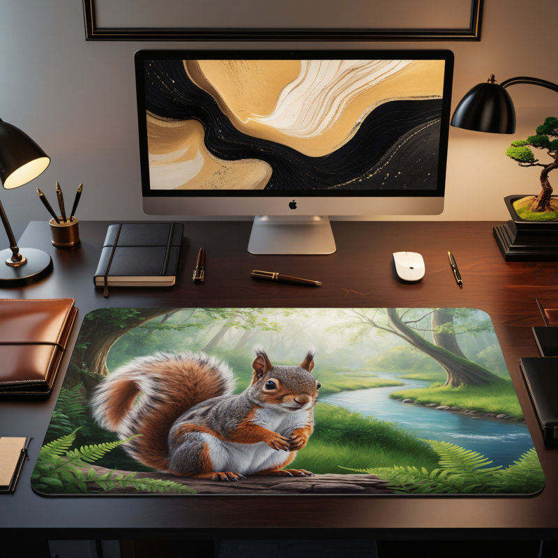 Polyester Desk Pad, 23.6x13.8