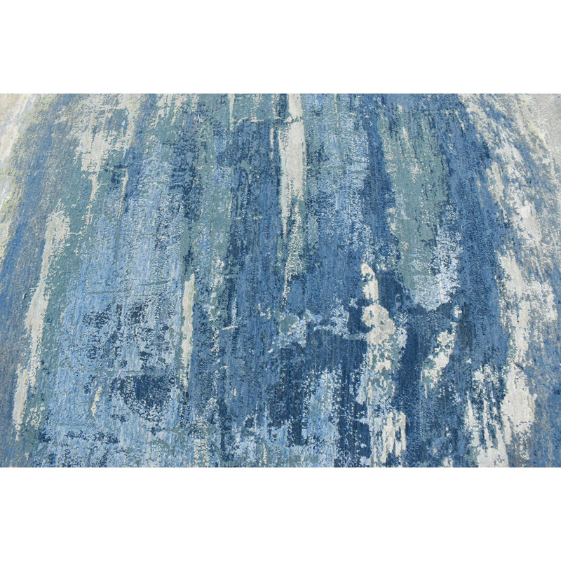 Abstract Area Rug, Round 6'