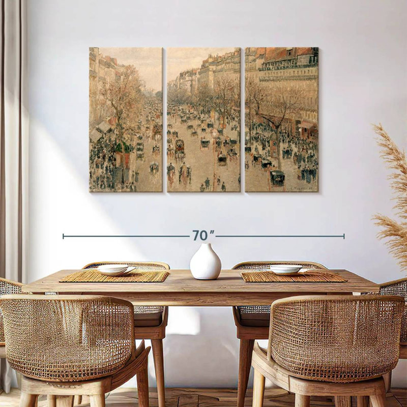 Sirci Boulevard Montmartre à Paris, H 36 po x l 57 po