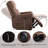 Bardia 33" Wide Minimalist Style Compact Breathable Fabric High-End Power Recliner Chair with USB-1369913720