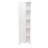 Corner Cabinet Womppi, Five Open Shelves, Single Door, White Finish-2131957694