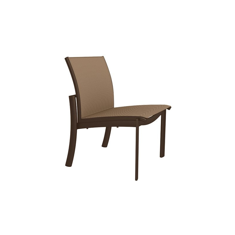 Kor Outdoor Dining Side Chair, Sparkling Water, Greco