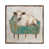 Distressed White Framed selected