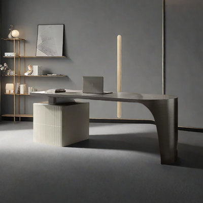 Light luxury and simplicity sintered stone desk