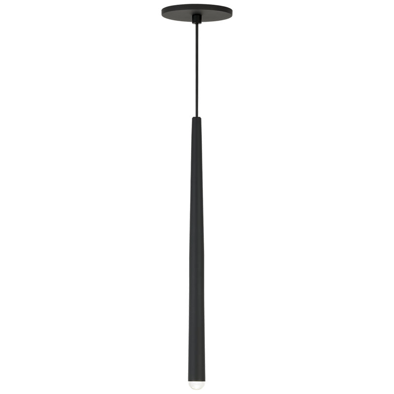 Pylon 1 - Light LED Pendant, Nightshade Black