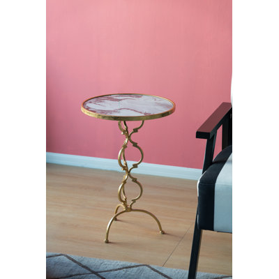 Harriman Glass Top End Table
