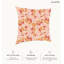 Coussin décoratif en polyester géométrique